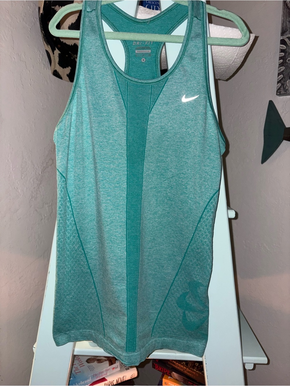 Nike Women's Teal Performance Racerback Tank